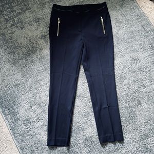 Ann Klein Zipper Accent Pants